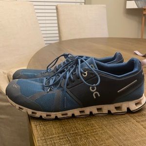 Men’s Blue OnCloud Tennis Shoes